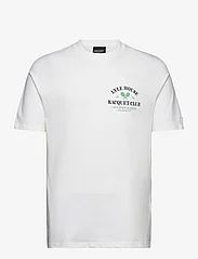 Lyle & Scott - Racquet Club Graphic T-Shirt - short-sleeved t-shirts - 626 white - 0