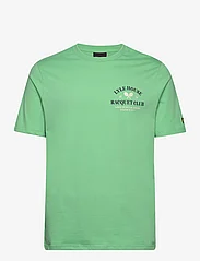 Lyle & Scott - Racquet Club Graphic T-Shirt - short-sleeved t-shirts - x156 lawn green - 0