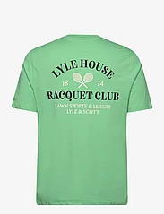 Lyle & Scott - Racquet Club Graphic T-Shirt - short-sleeved t-shirts - x156 lawn green - 1