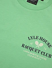 Lyle & Scott - Racquet Club Graphic T-Shirt - laagste prijzen - x156 lawn green - 2