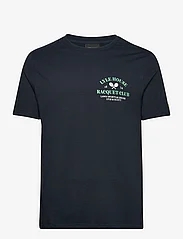 Lyle & Scott - Racquet Club Graphic T-Shirt - short-sleeved t-shirts - z271 dark navy - 0