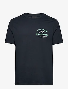 Racquet Club Graphic T-Shirt, Lyle & Scott