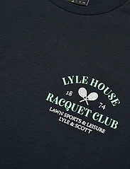 Lyle & Scott - Racquet Club Graphic T-Shirt - short-sleeved t-shirts - z271 dark navy - 2