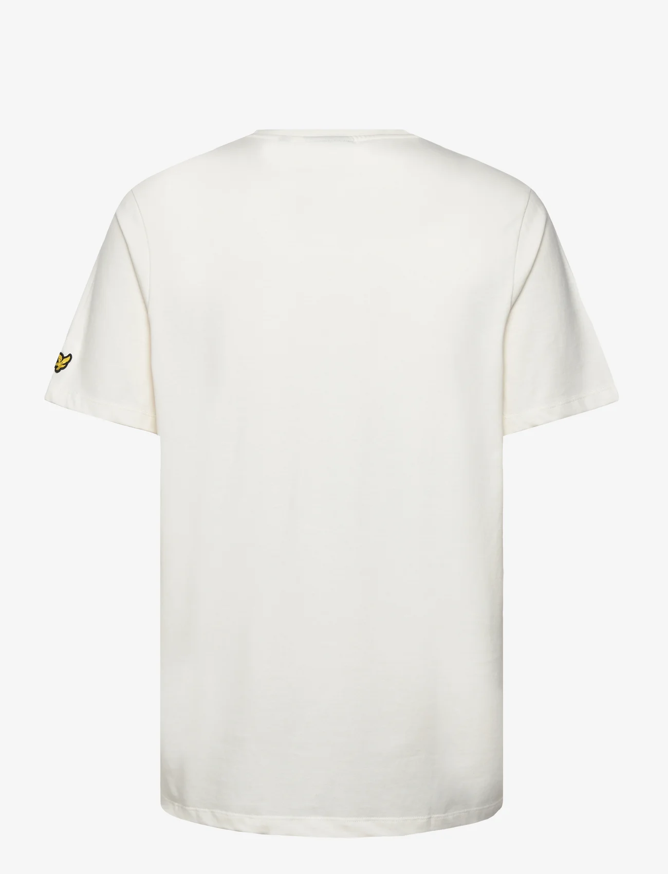 Lyle & Scott - Club Emblem T-Shirt - kortärmade t-shirts - x157 chalk - 1