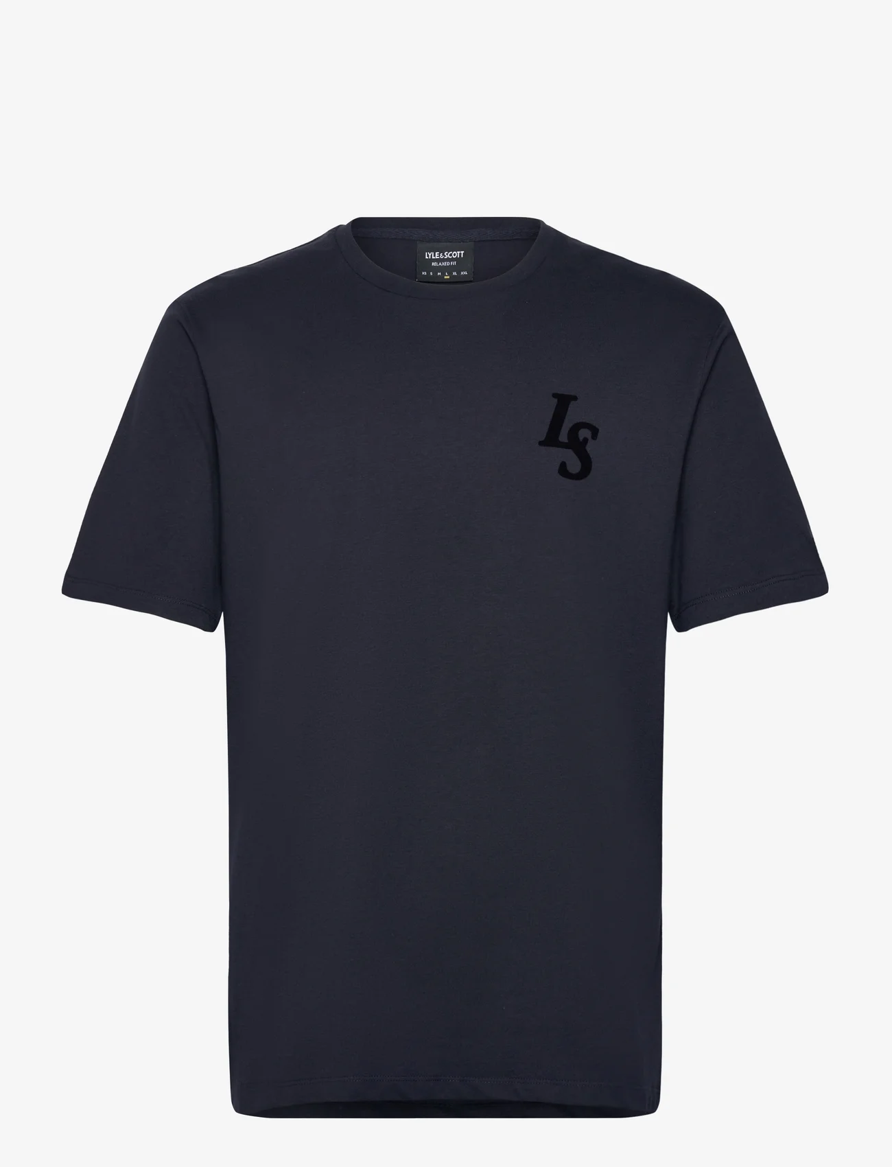 Lyle & Scott - Club Emblem T-Shirt - kortärmade t-shirts - z271 dark navy - 0