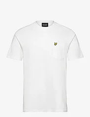 Lyle & Scott - Pocket T-Shirt - kortärmade t-shirts - 626 white - 0