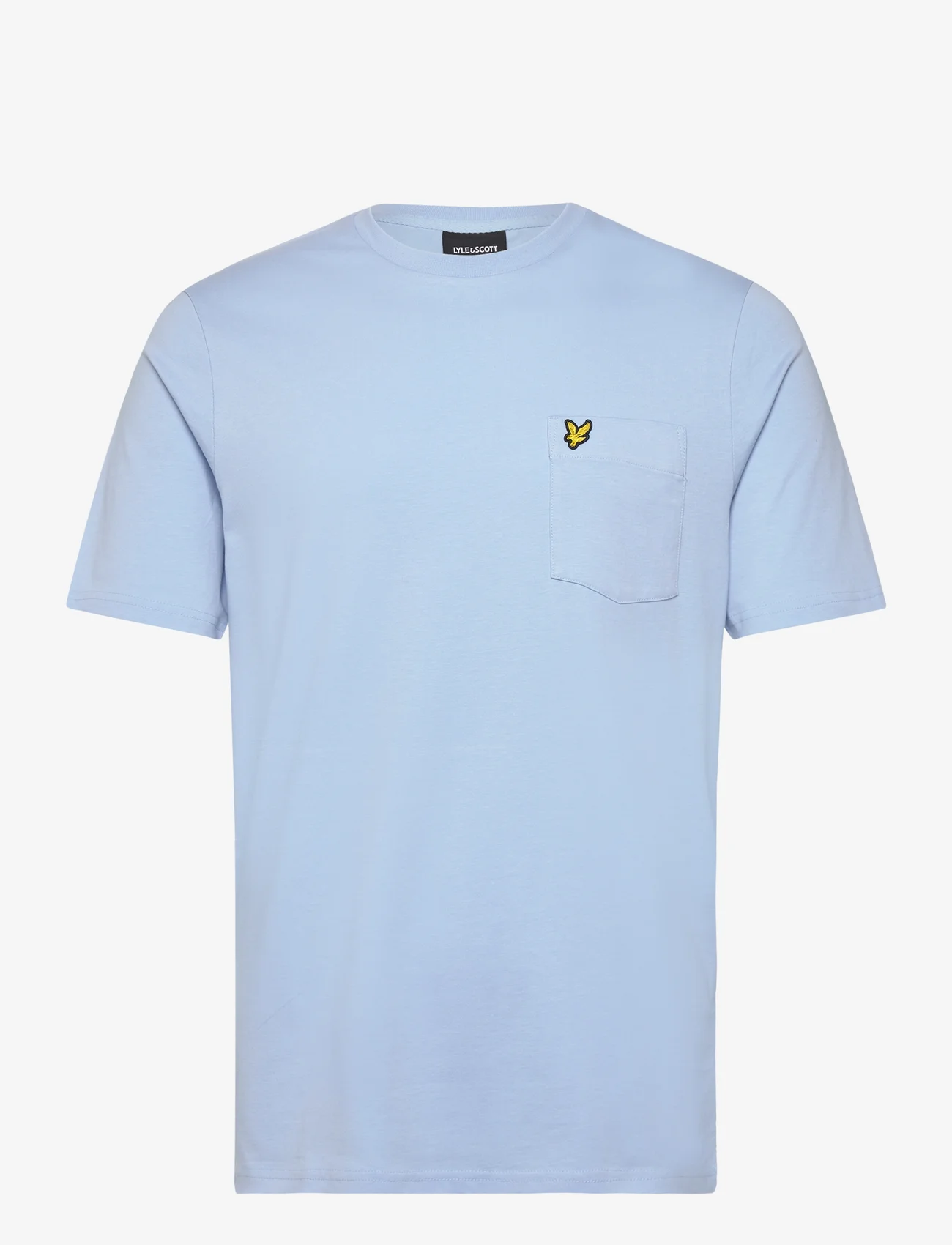 Lyle & Scott - Pocket T-Shirt - short-sleeved t-shirts - w487 light blue - 0
