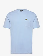 Pocket T-Shirt - W487 LIGHT BLUE