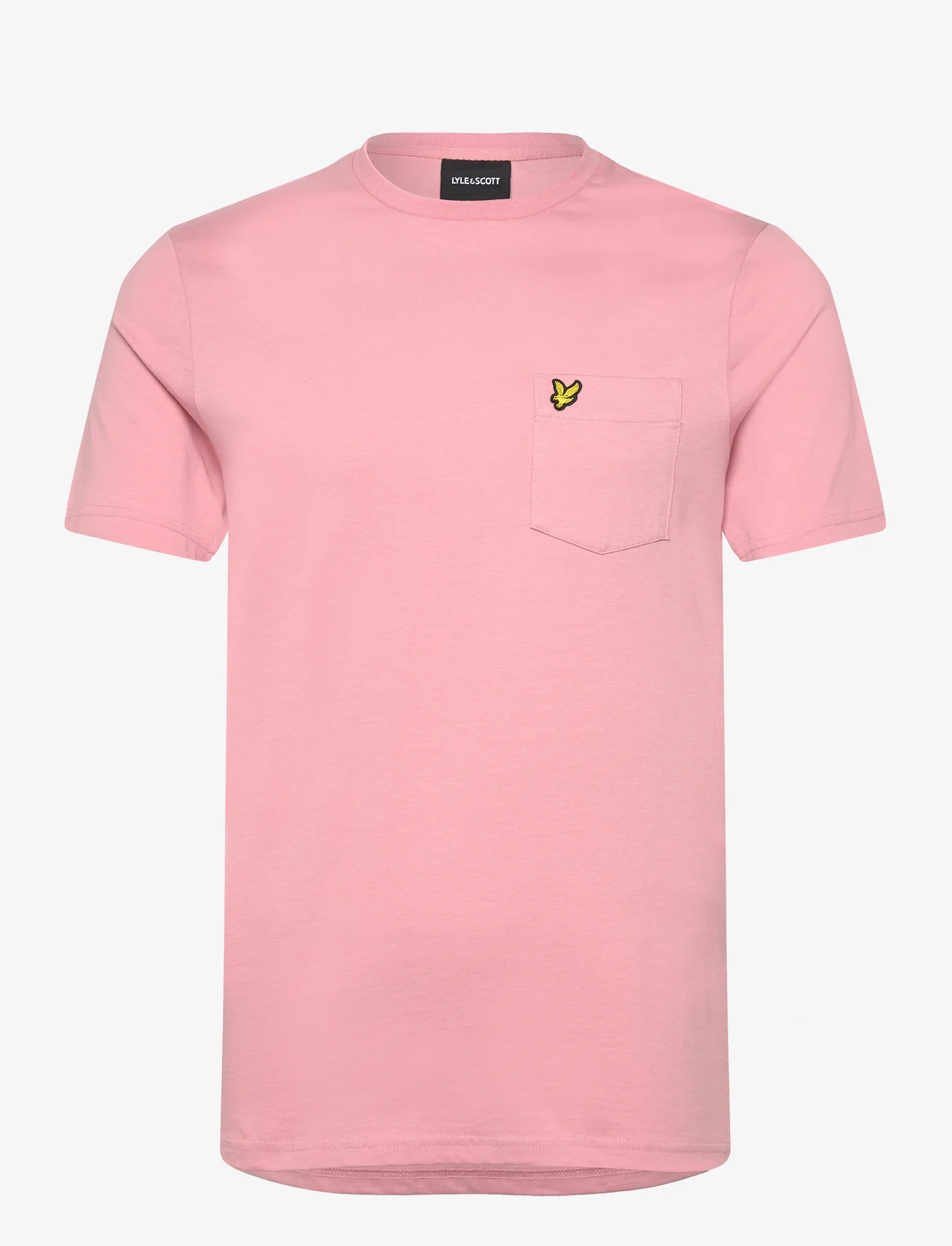Lyle & Scott - Pocket T-Shirt - short-sleeved t-shirts - x238 palm pink - 0