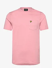 Lyle & Scott - Pocket T-Shirt - kortärmade t-shirts - x238 palm pink - 0