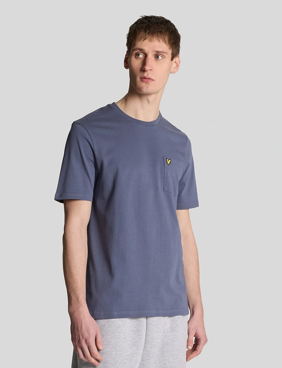 Lyle & Scott - Pocket T-Shirt - x789 cool indigo - 0