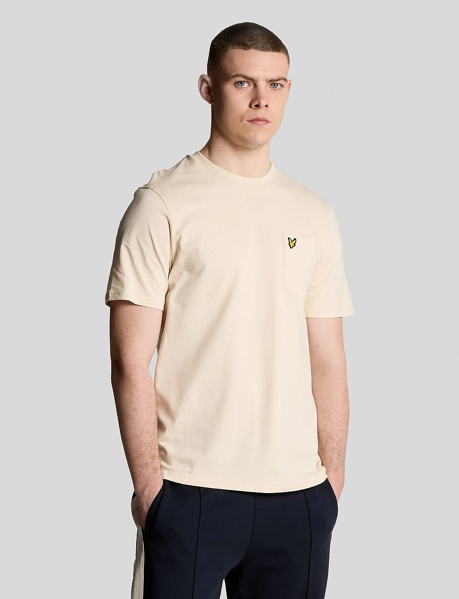 Lyle & Scott - Pocket T-Shirt - x798 parchment - 0