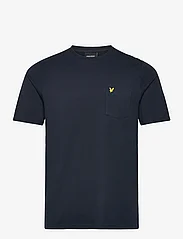 Lyle & Scott - Pocket T-Shirt - kortärmade t-shirts - z271 dark navy - 0