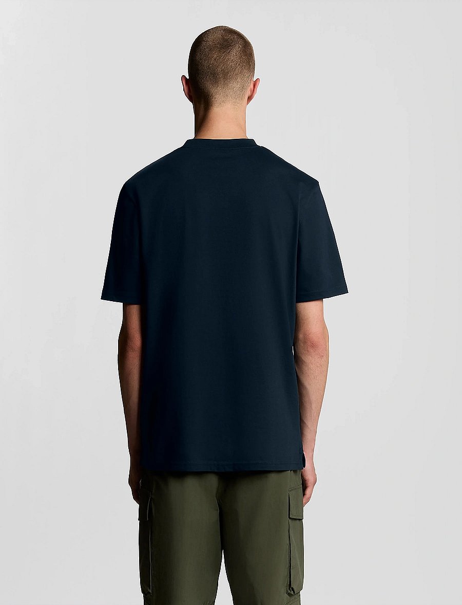 Lyle & Scott - Oversized T-Shirt - kurzärmelig - z271 dark navy - 3