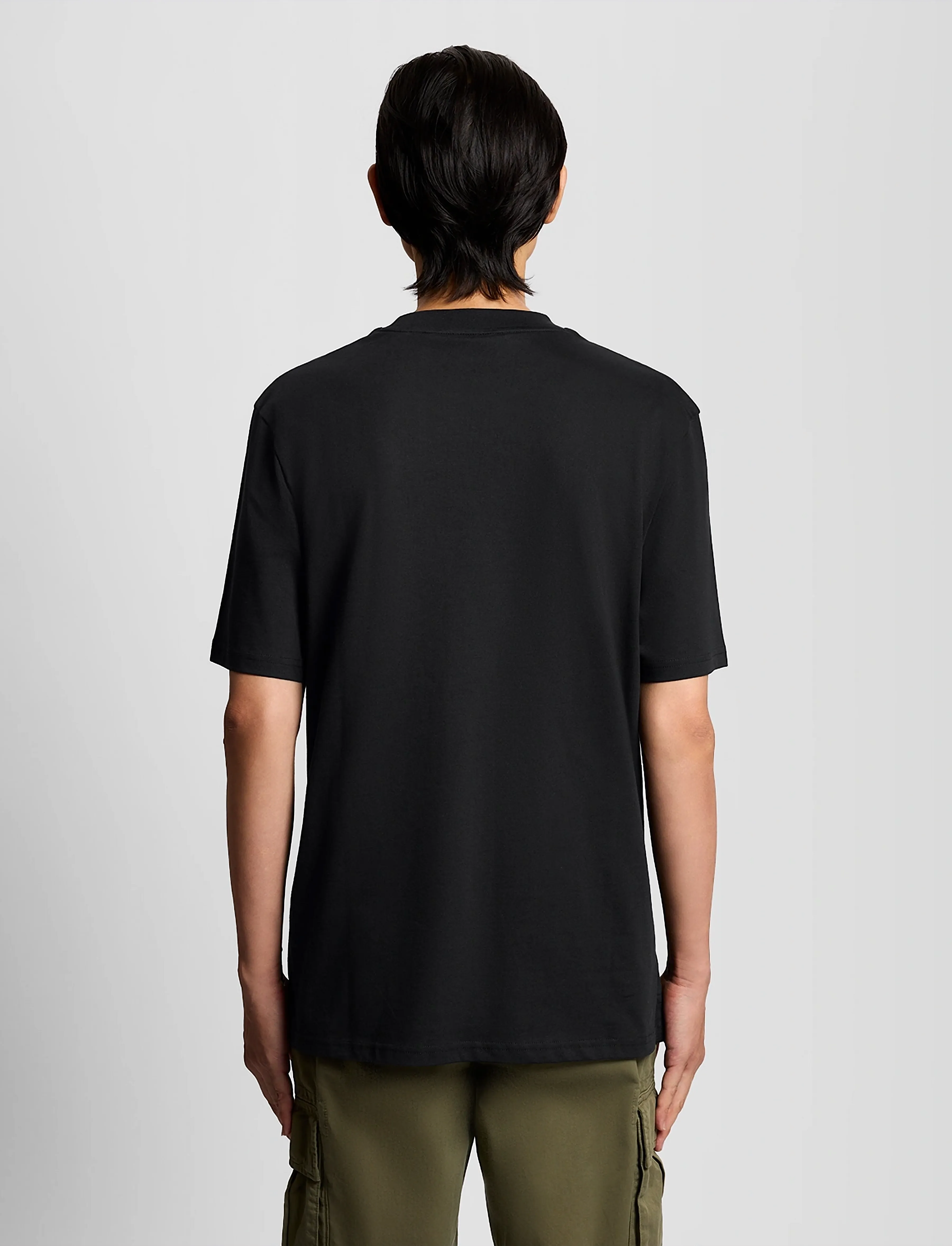 Lyle & Scott - Oversized T-Shirt - short-sleeved t-shirts - z865 jet black - 3