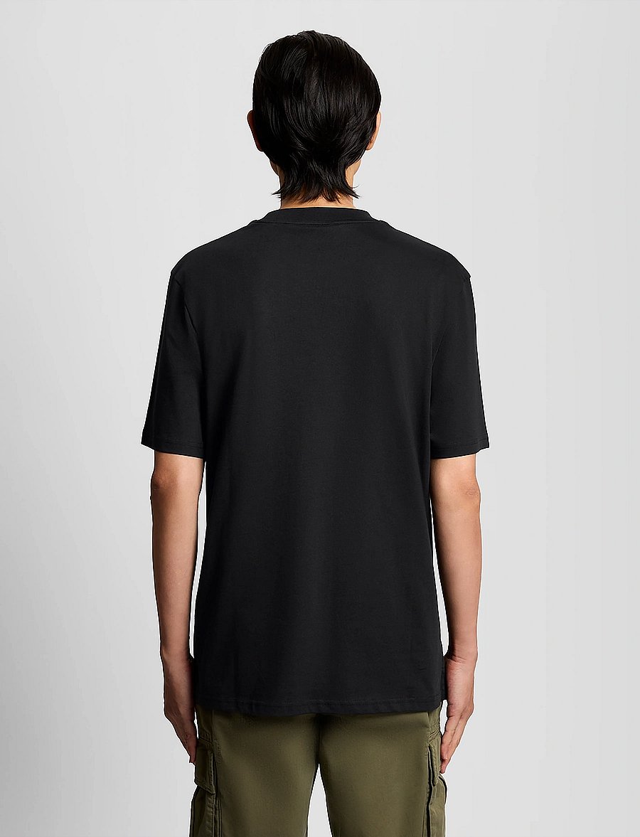 Lyle & Scott - Oversized T-Shirt - kurzärmelig - z865 jet black - 3