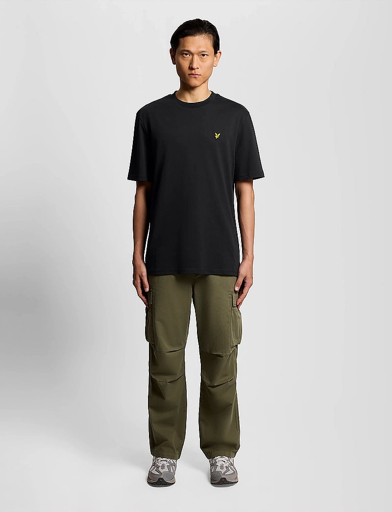 Lyle & Scott - Oversized T-Shirt - kurzärmelig - z865 jet black - 5