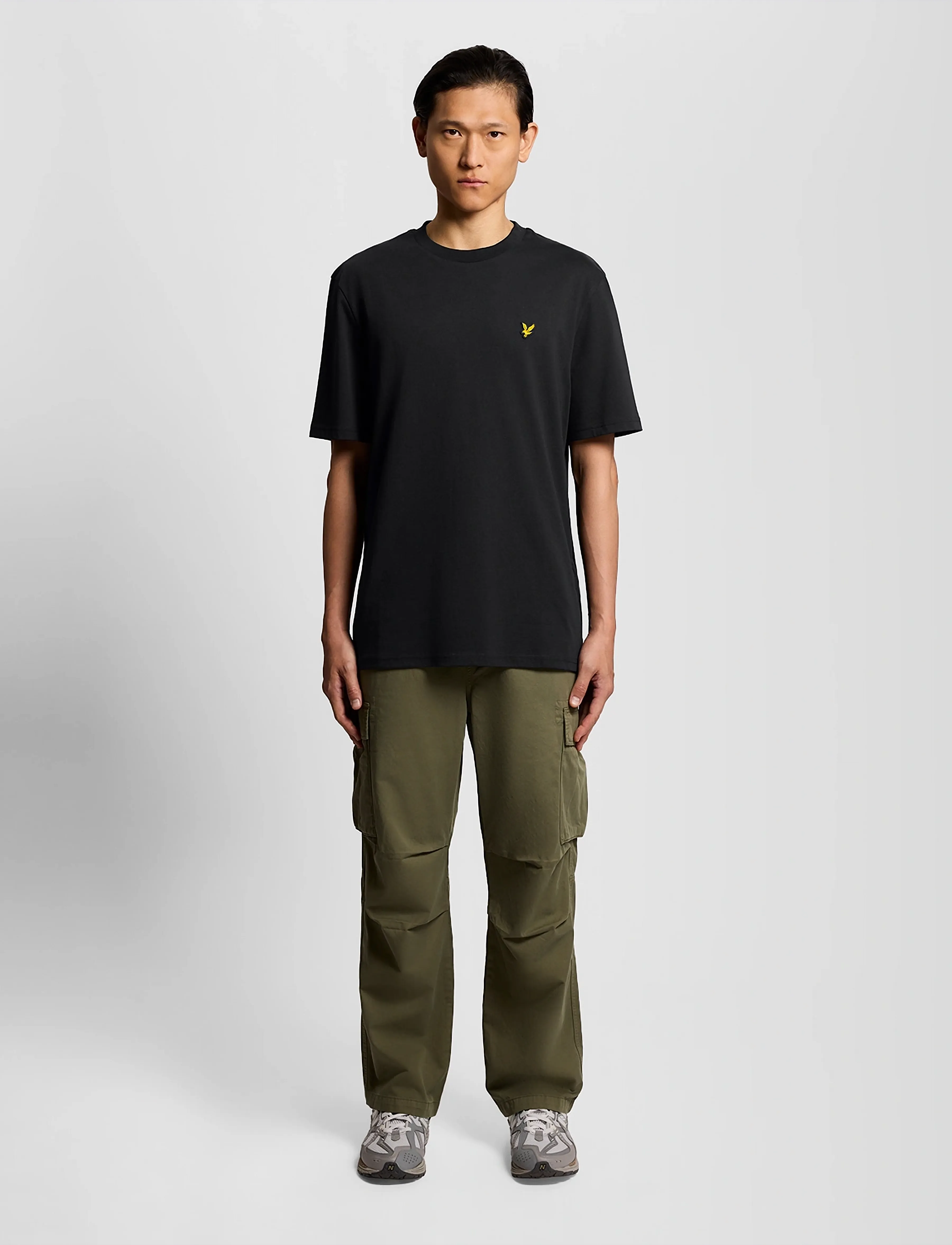 Lyle & Scott - Oversized T-Shirt - short-sleeved t-shirts - z865 jet black - 5