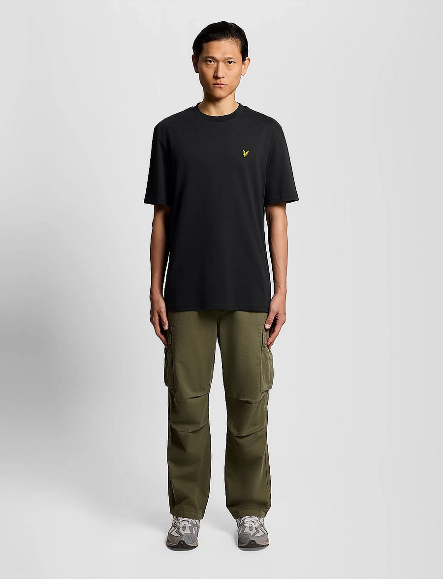 Lyle & Scott - Oversized T-Shirt - kurzärmelig - z865 jet black - 5