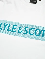 Lyle & Scott - Vibrations Print T-Shirt - alhaisimmat hinnat - 626 white - 2