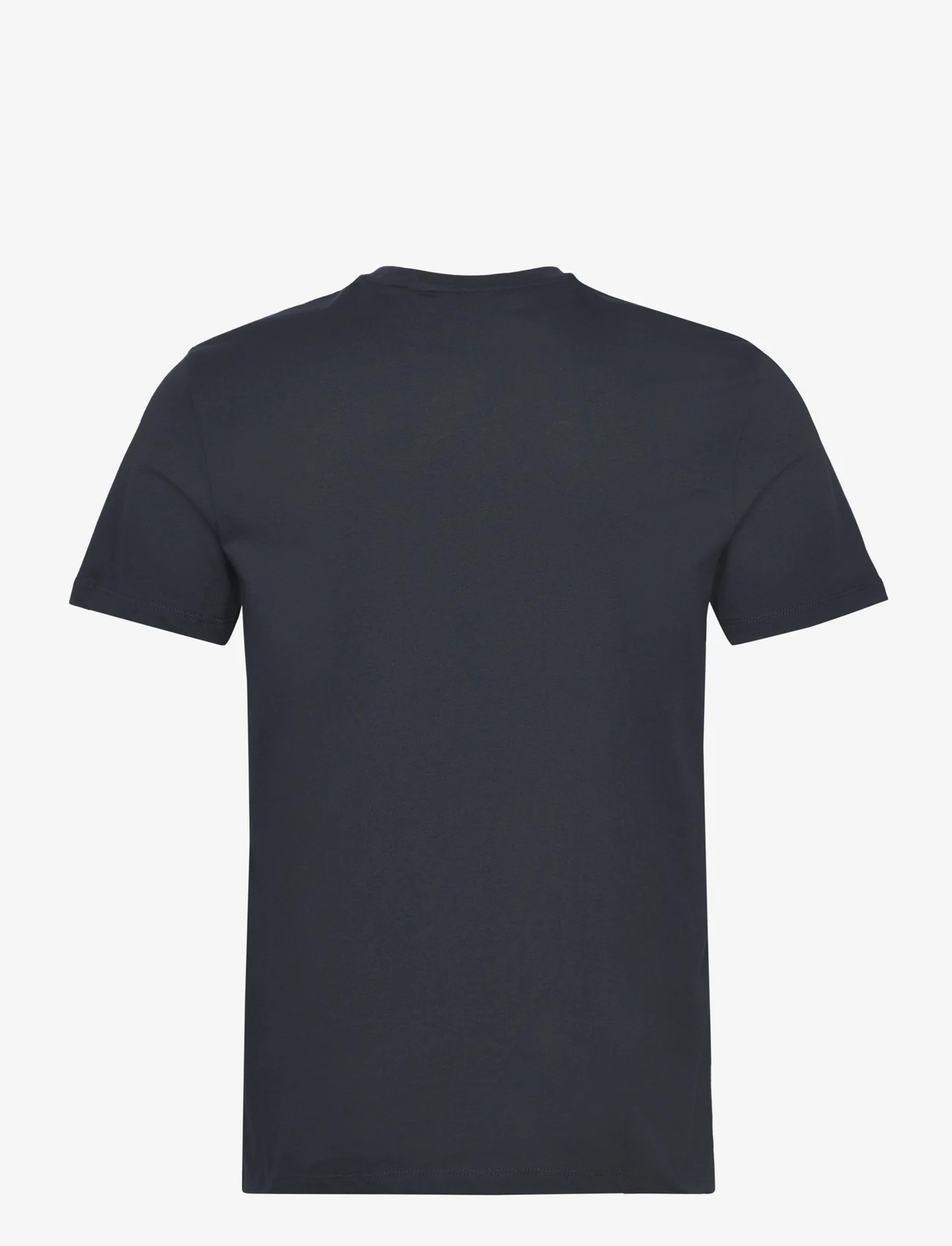 Lyle & Scott - Floral Print Pocket T-Shirt - kortermede t-skjorter - z271 dark navy - 1