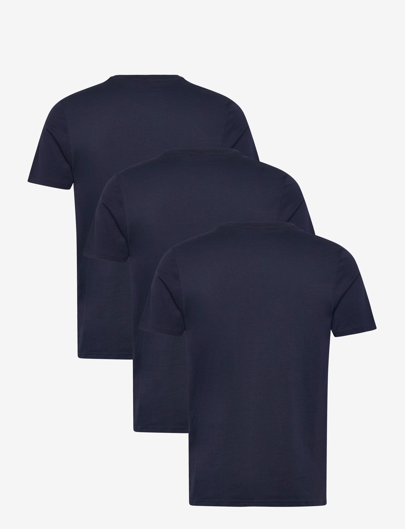 Lyle & Scott - 3-Pack Plain T-Shirt - kortærmede t-shirts - navy - 2