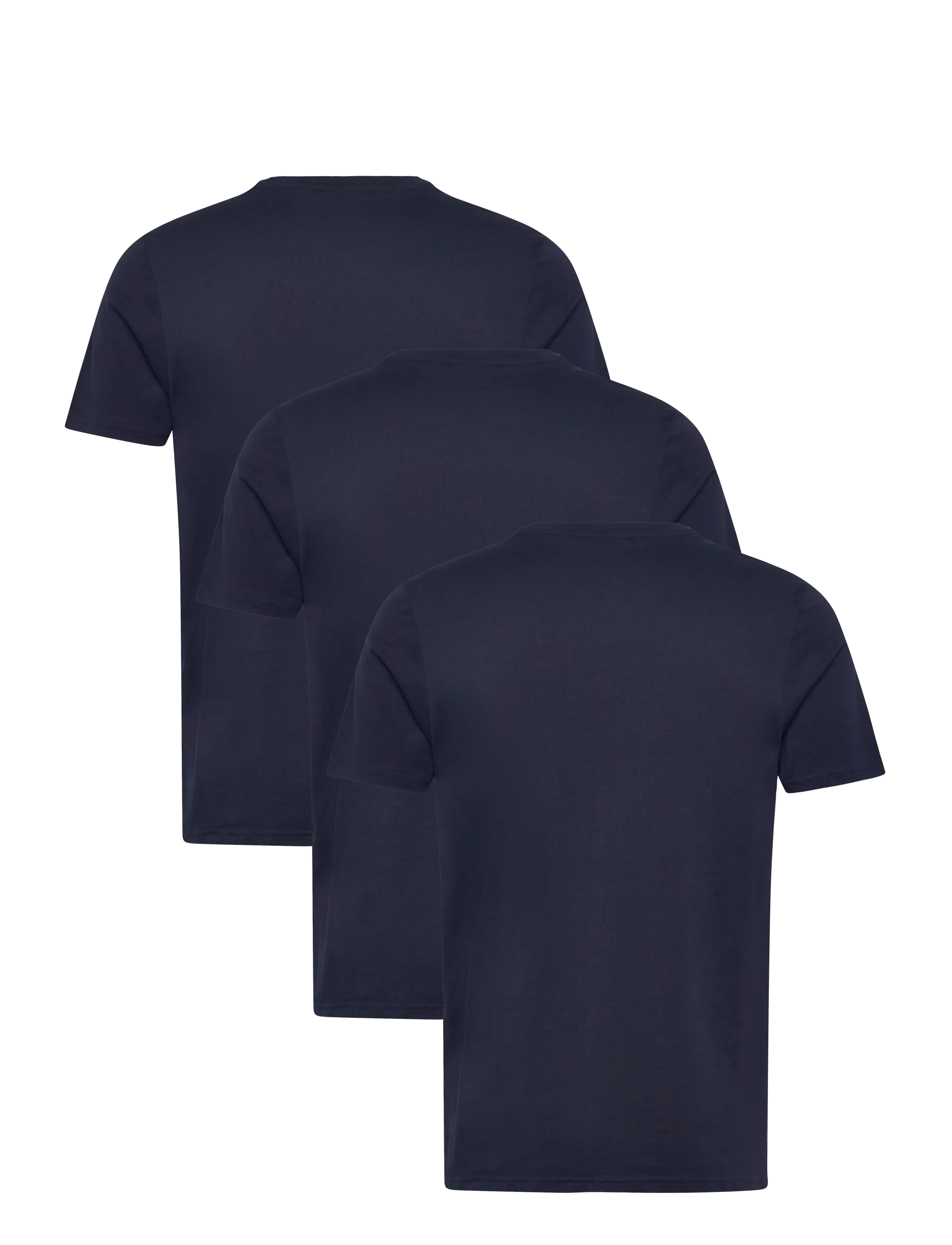 Lyle & Scott - 3-Pack Plain T-Shirt - kortærmede t-shirts - navy - 2