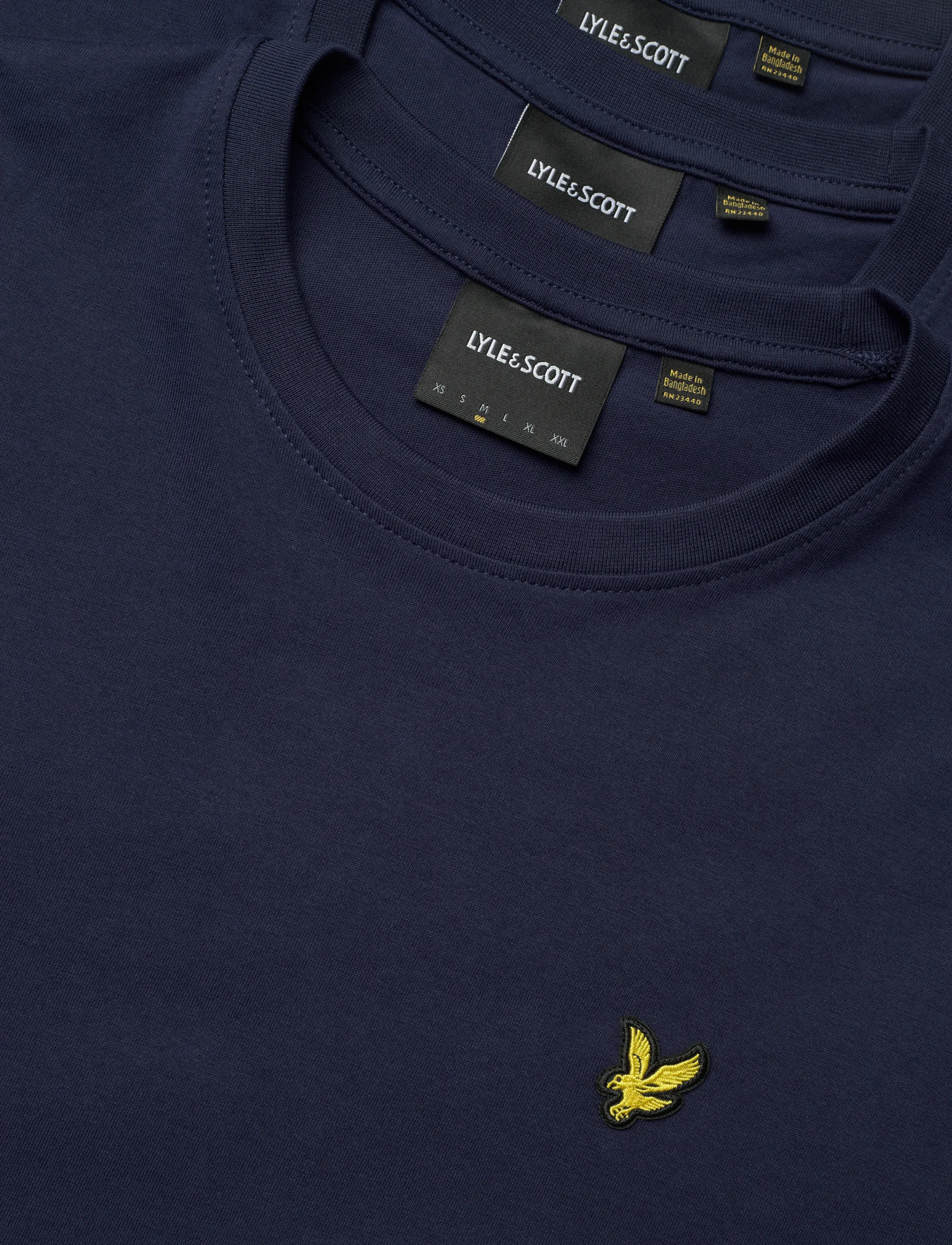 Lyle & Scott - 3-Pack Plain T-Shirt - kortærmede t-shirts - navy - 1