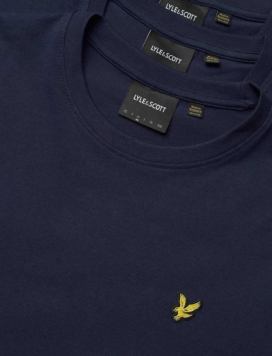 Lyle & Scott - 3-Pack Plain T-Shirt - lühikeste varrukatega t-särgid - navy - 1
