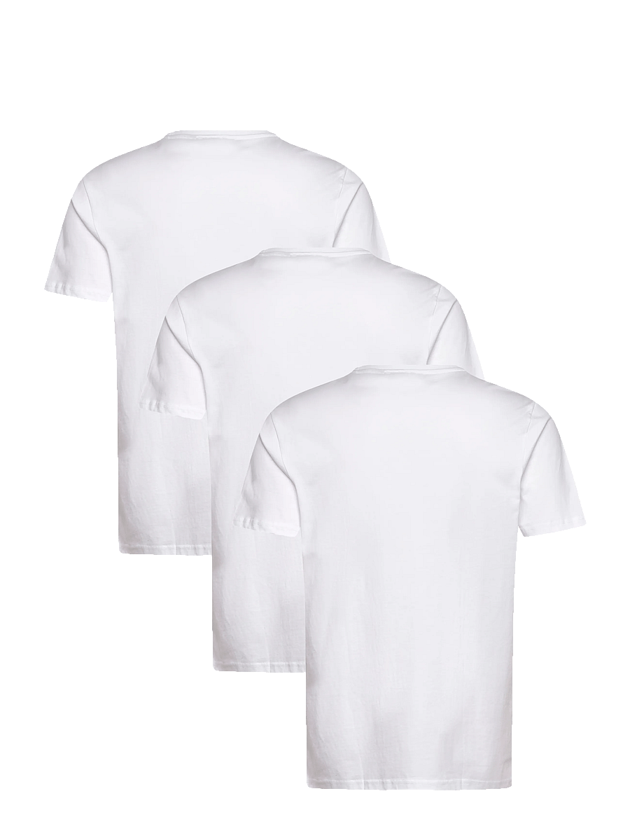 Lyle & Scott - 3-Pack Plain T-Shirt - kurzärmelige t-shirts - white - 2
