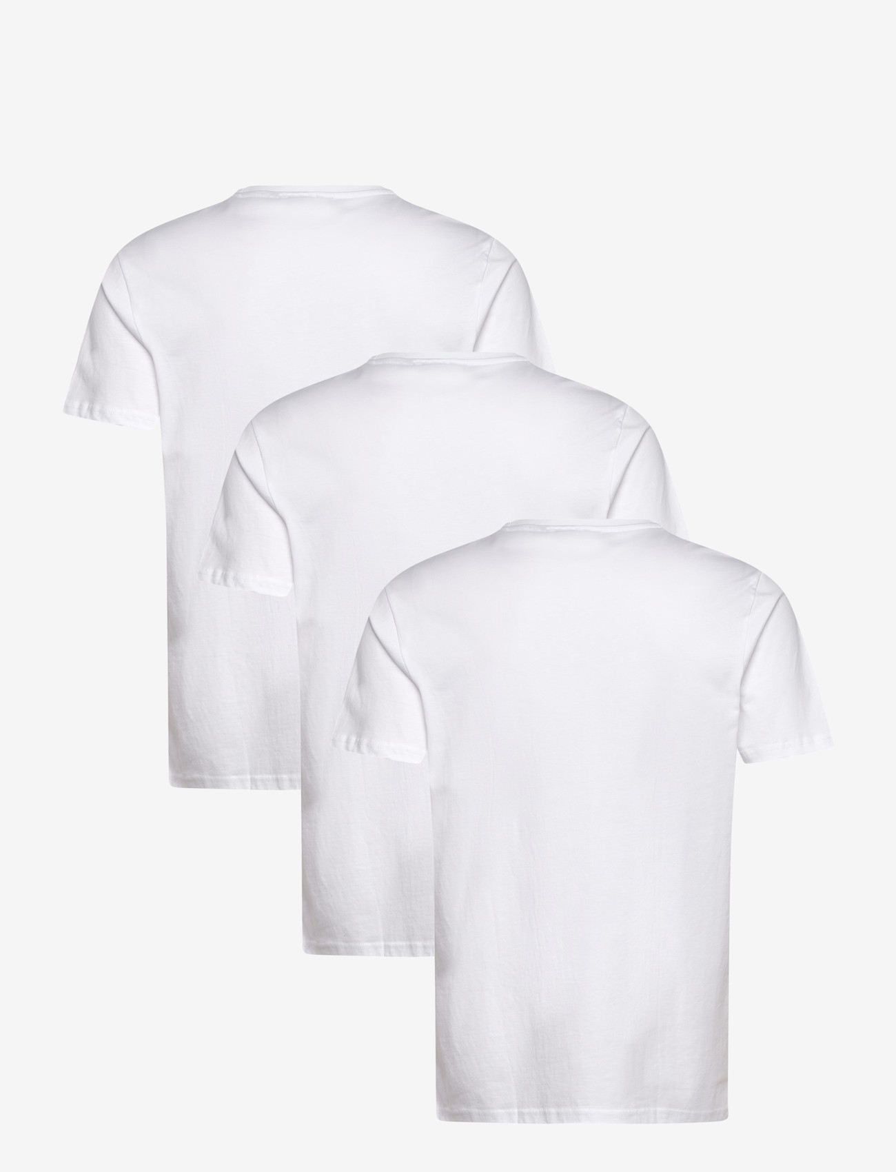 Lyle & Scott - 3-Pack Plain T-Shirt - kortærmede t-shirts - white - 2