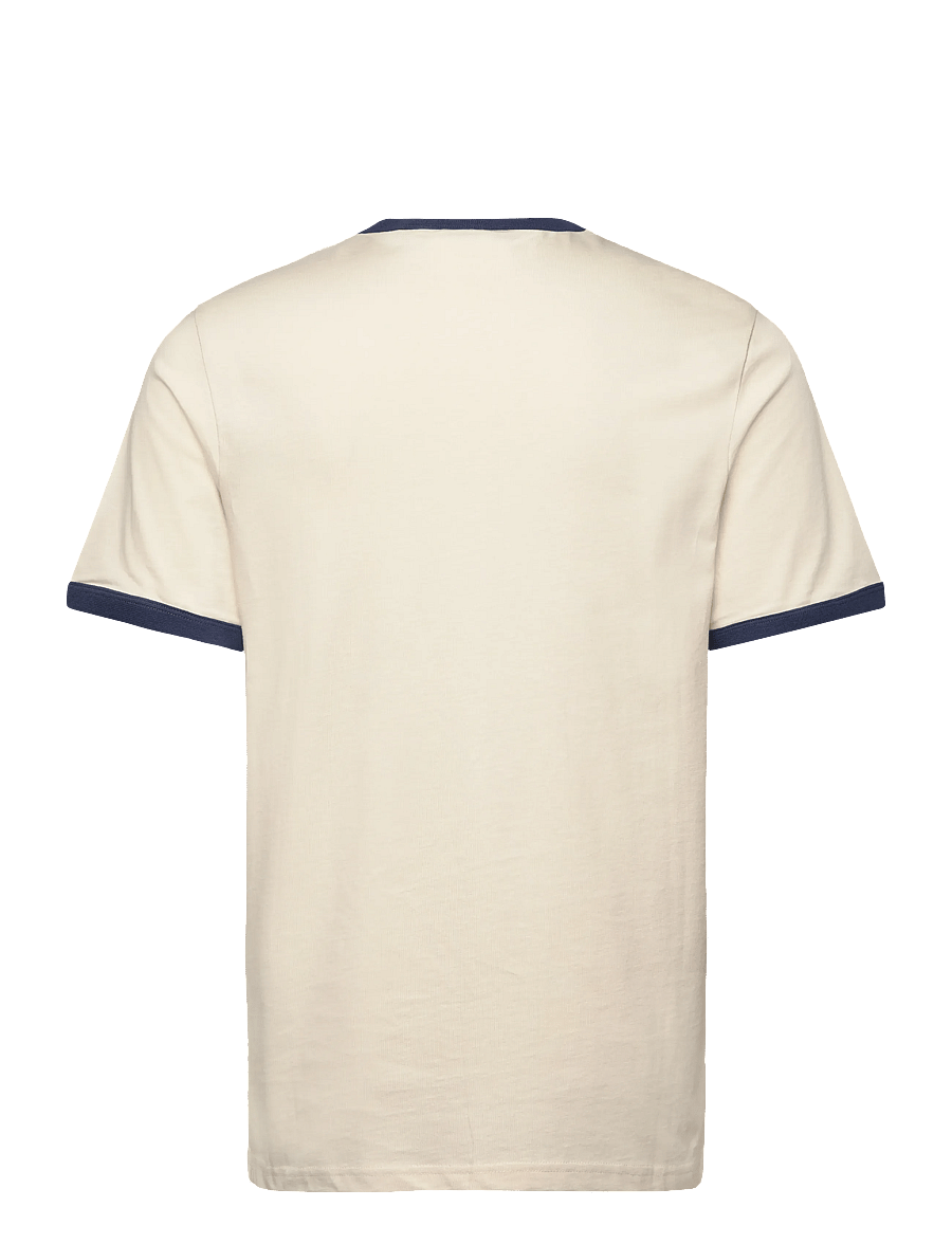 Lyle & Scott - Ringer T-shirt - kurzärmelig - x945 drop cloth/ sargasso sea - 2