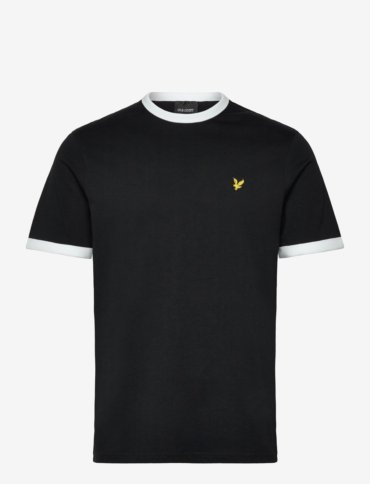 Lyle & Scott - Ringer T-shirt - kurzärmelig - w189 jet black/ white - 1