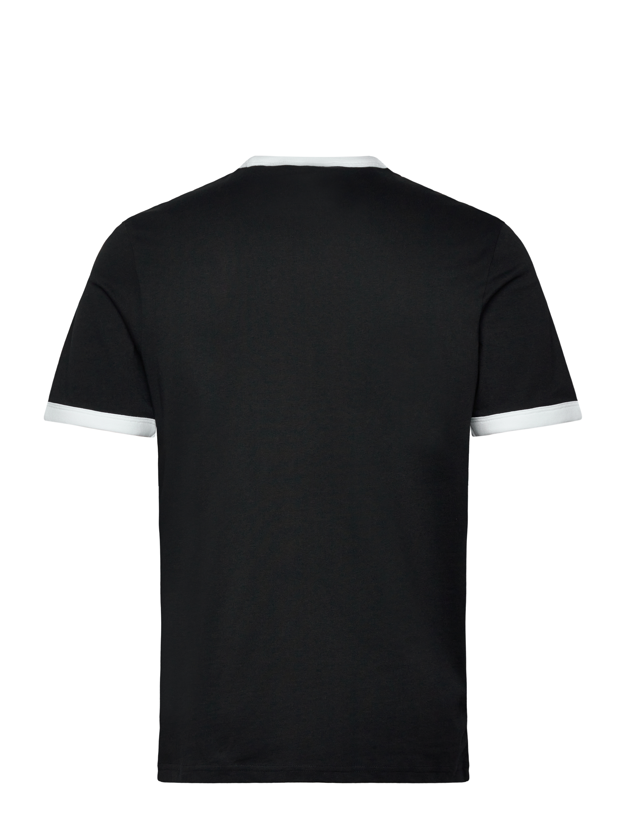 Lyle & Scott - Ringer T-shirt - kortærmede t-shirts - w189 jet black/ white - 2