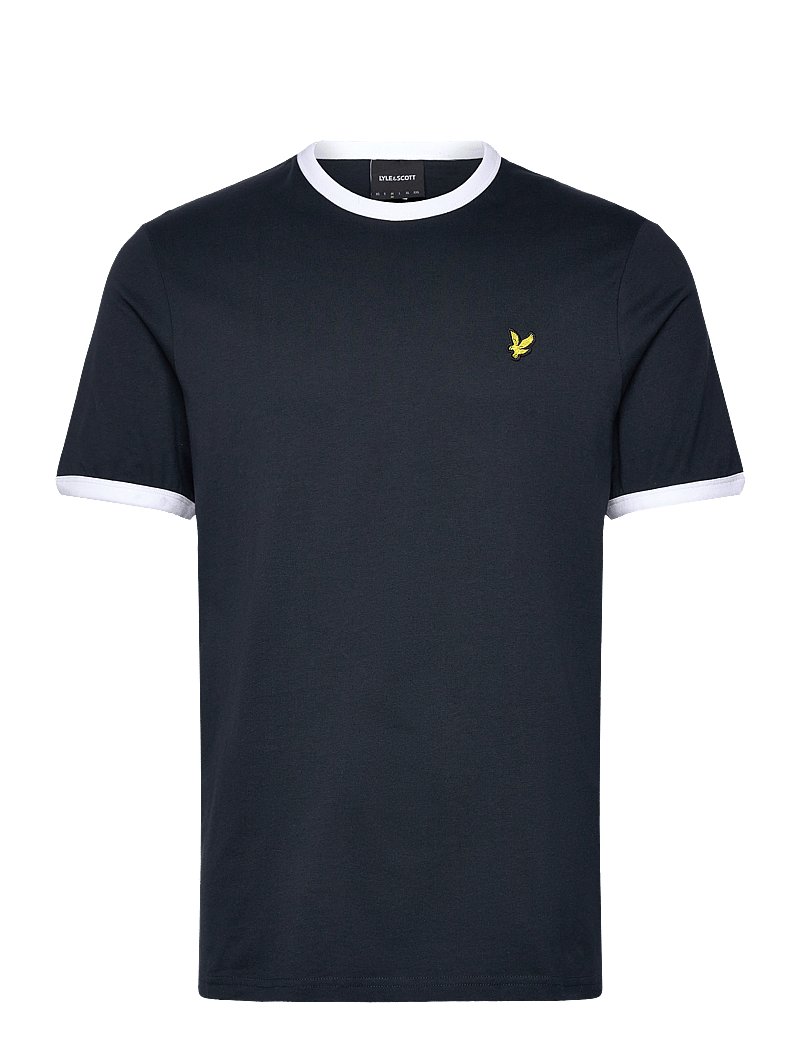 Lyle & Scott - Ringer T-shirt - kurzärmelig - w403 dark navy/ white - 1