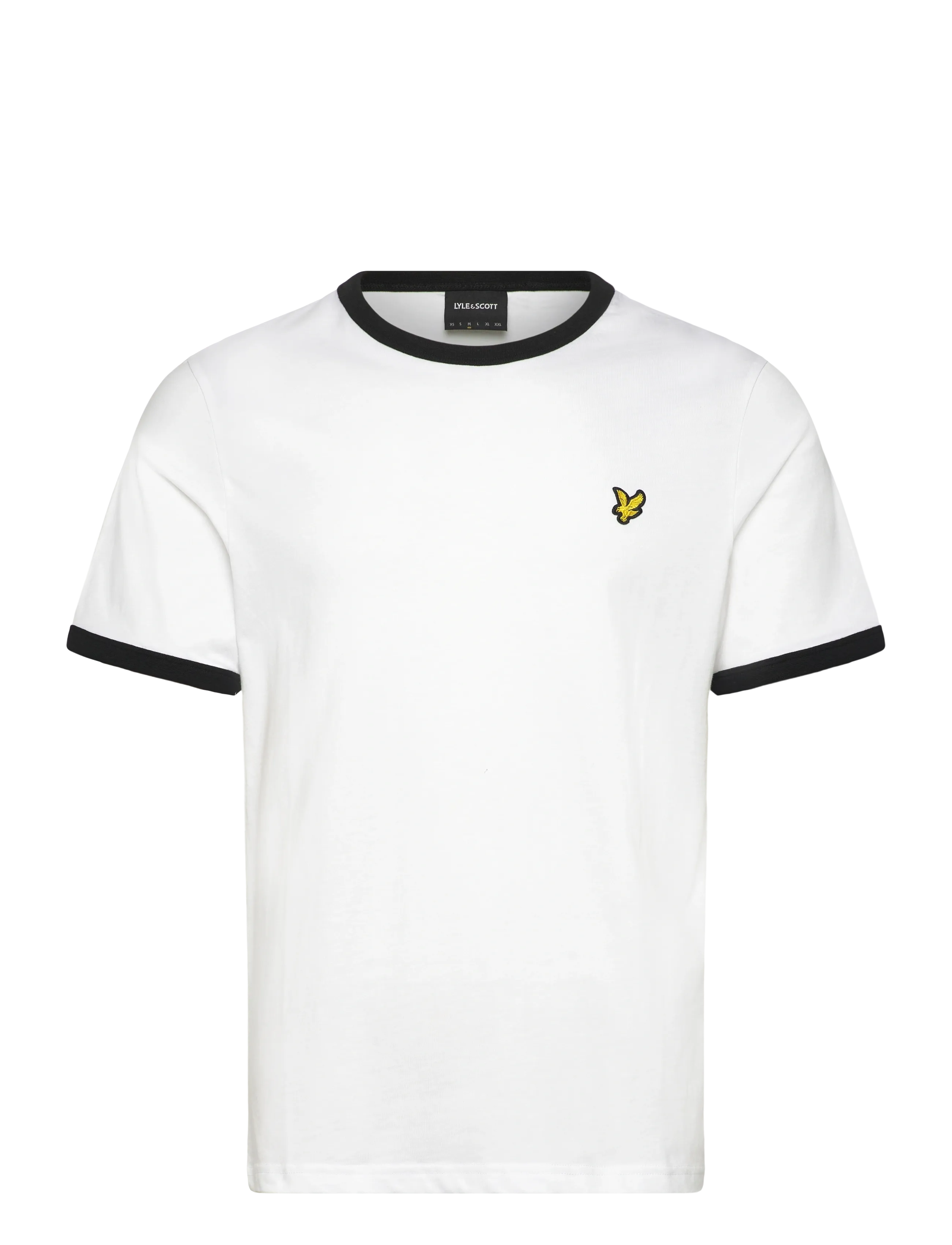 Ringer T-shirt - WHITE/ JET BLACK