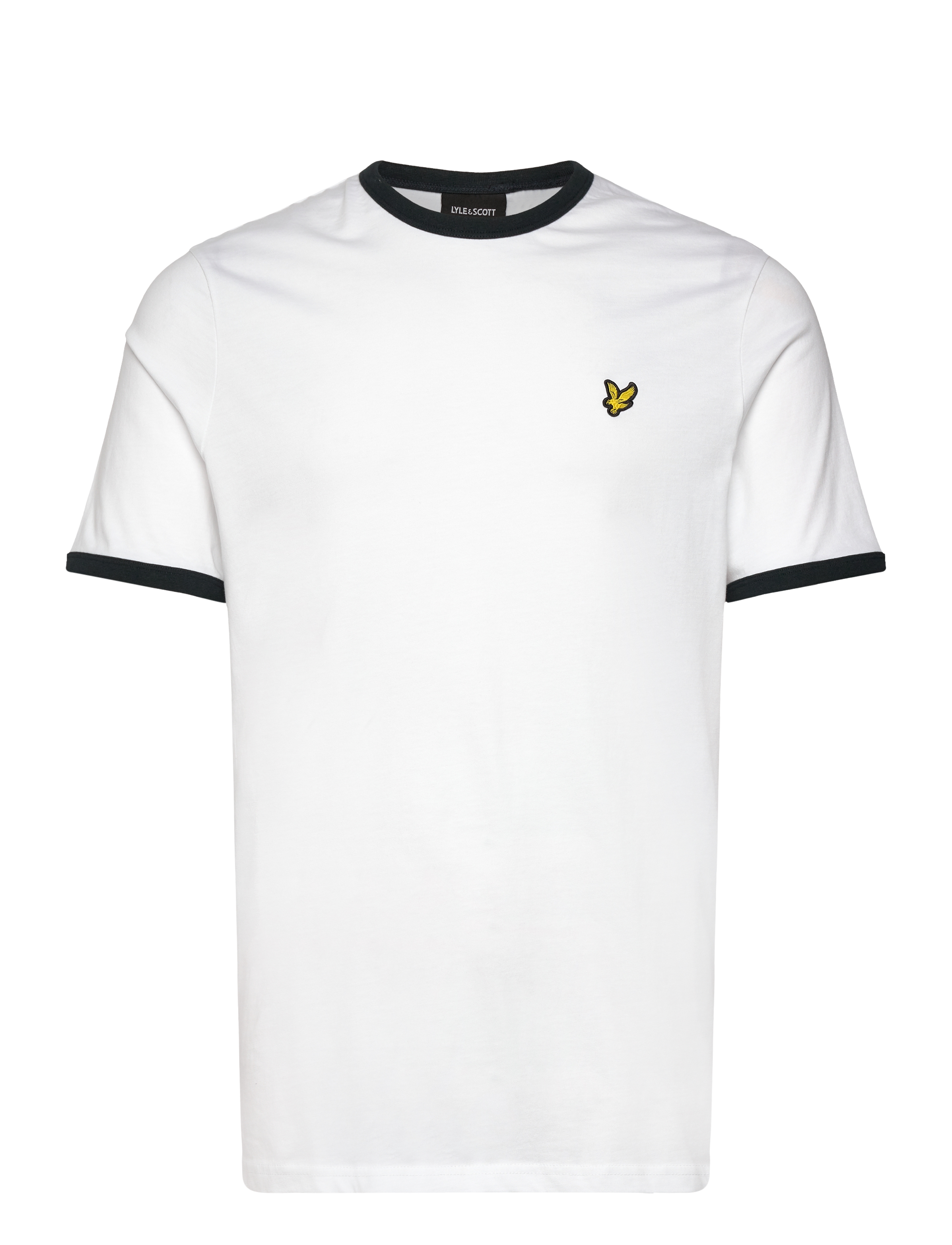 Lyle & Scott Ringer T-shirt - T-shirts - X187 WHITE/ DARK NAVY / white