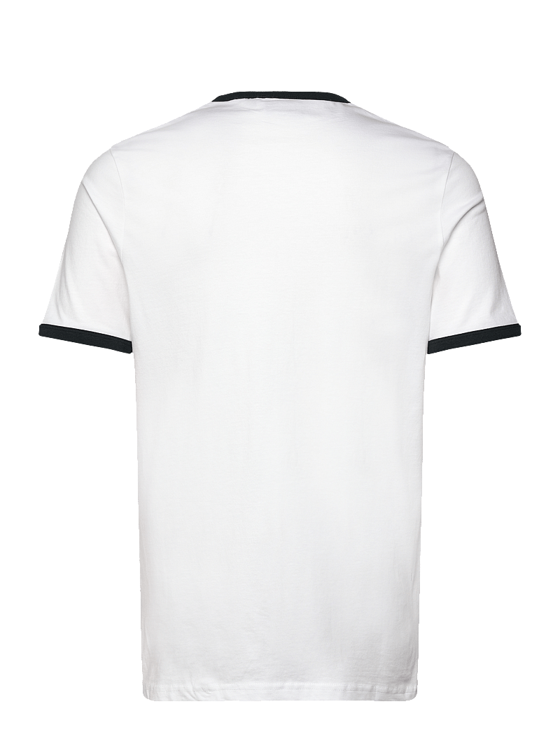 Lyle & Scott - Ringer T-shirt - kortärmade t-shirts - x187 white/ dark navy - 2