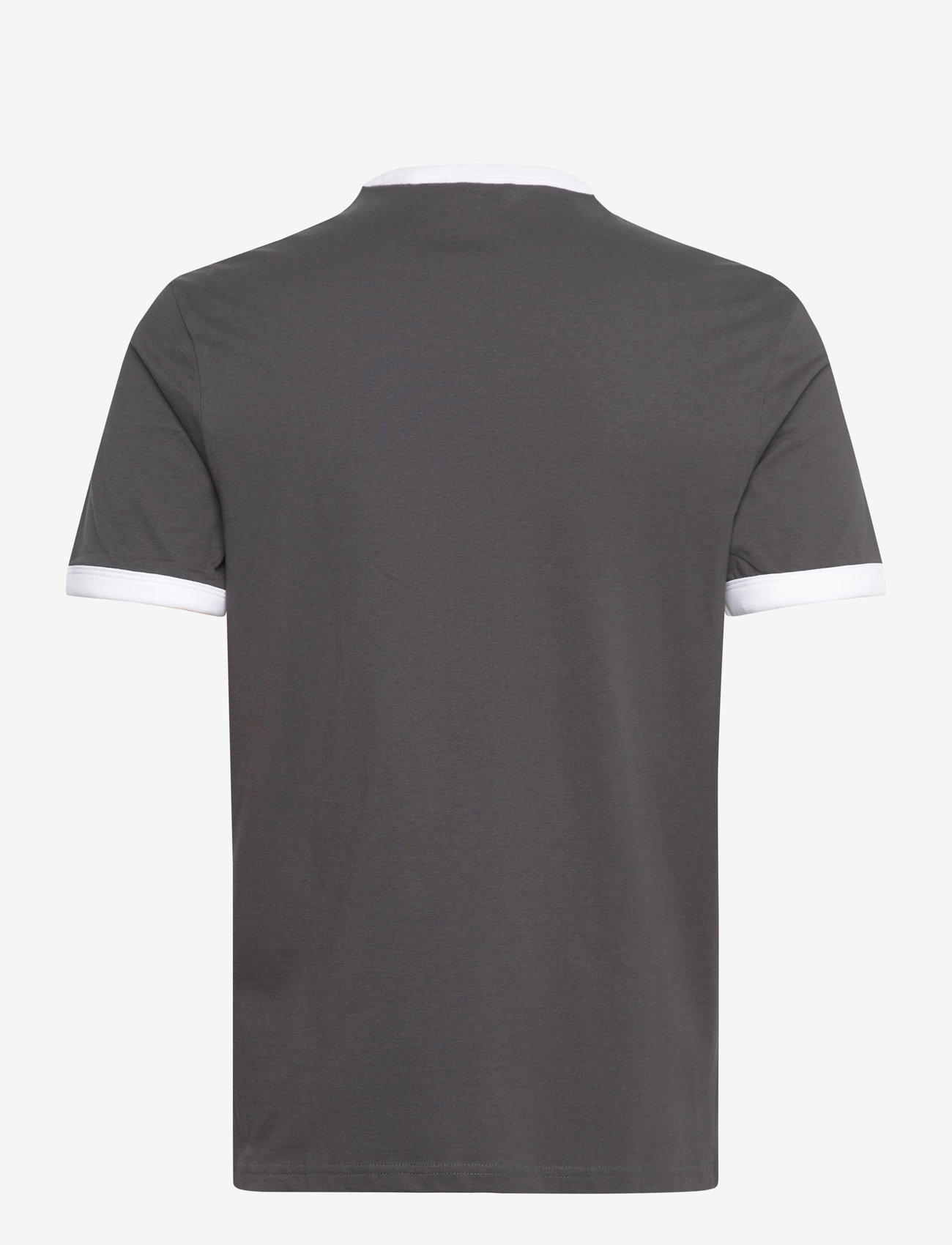 Lyle & Scott - Ringer T-shirt - lühikeste varrukatega t-särgid - x361 gunmetal/ white - 2