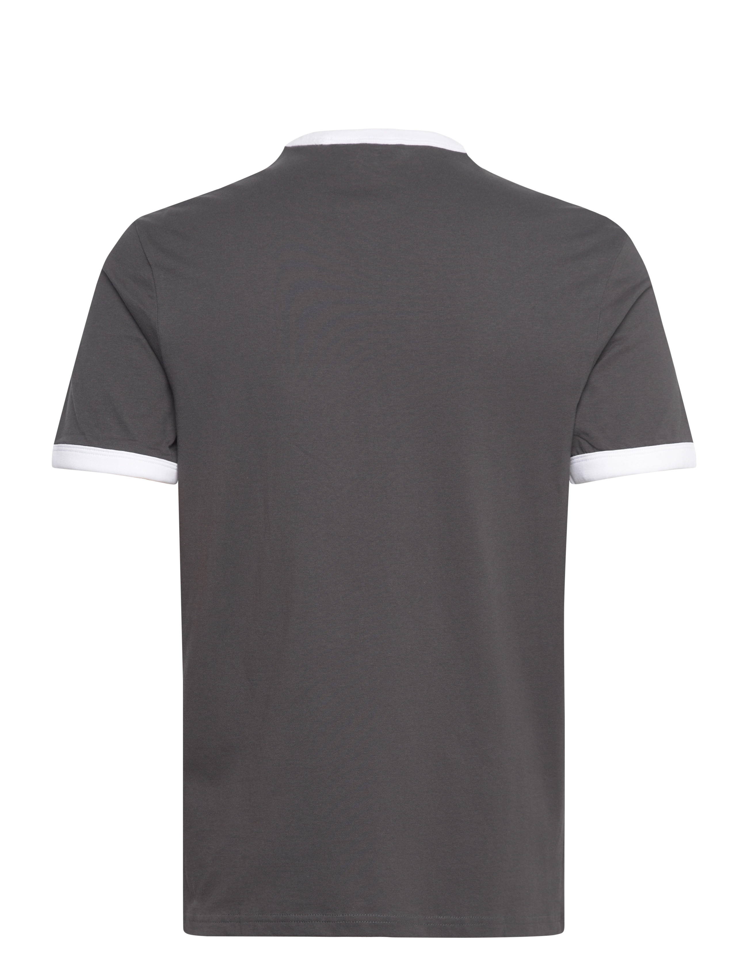 Lyle & Scott - Ringer T-shirt - short-sleeved t-shirts - x361 gunmetal/ white - 2
