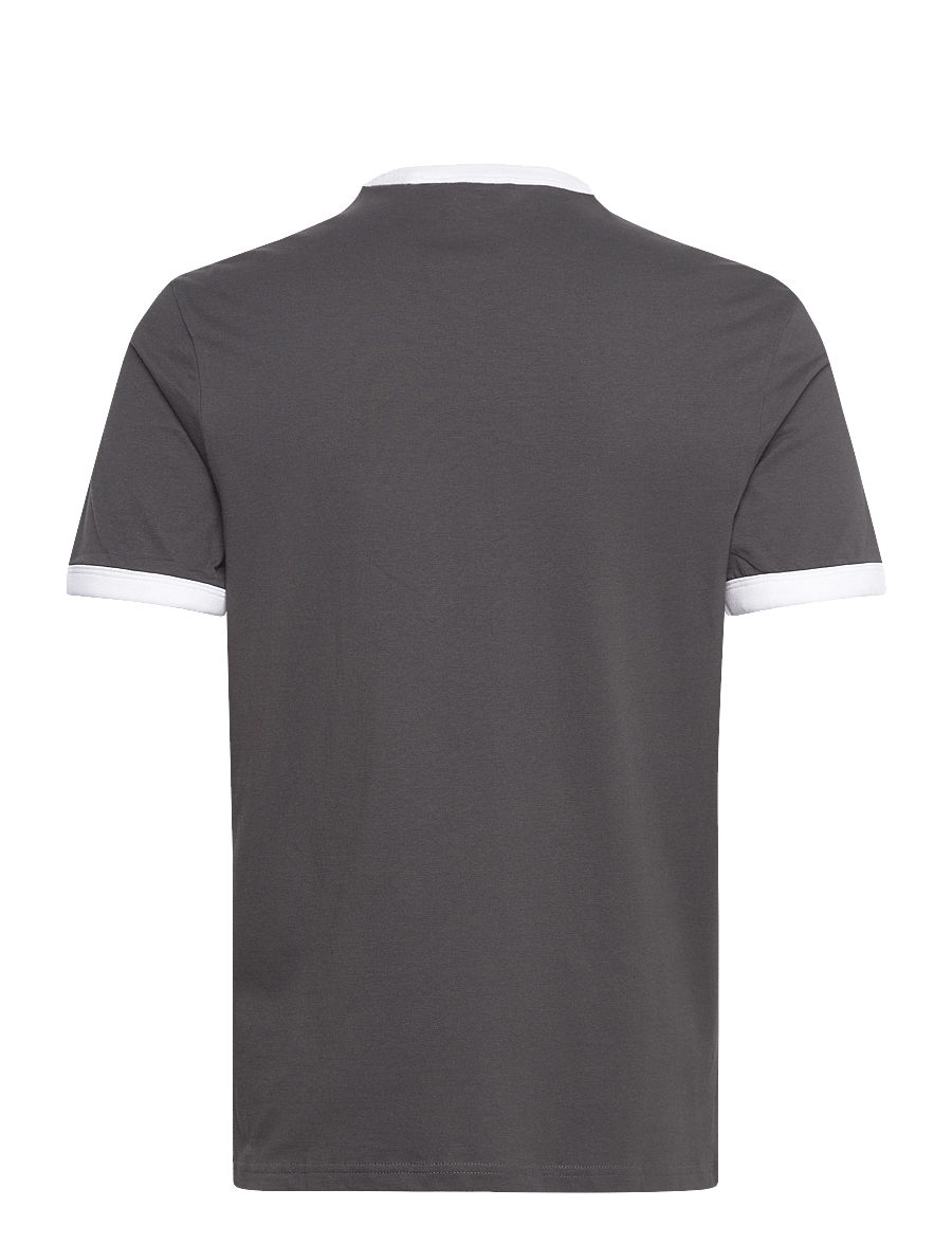 Lyle & Scott - Ringer T-shirt - kurzärmelig - x361 gunmetal/ white - 2
