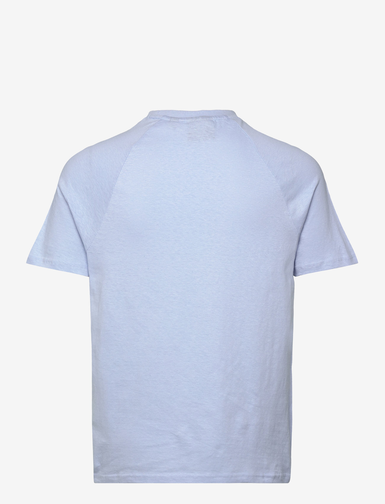 Lyle & Scott - Linen Blend Raglan T-Shirt - lühikeste varrukatega t-särgid - w487 light blue - 2