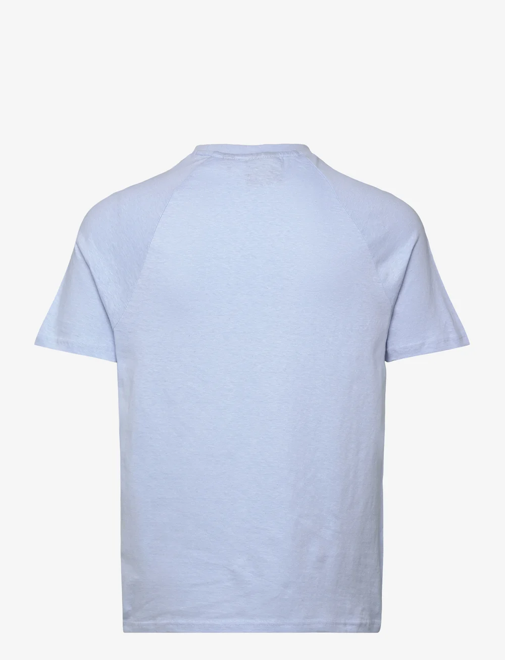 Lyle & Scott - Linen Blend Raglan T-Shirt - kurzärmelig - w487 light blue - 2