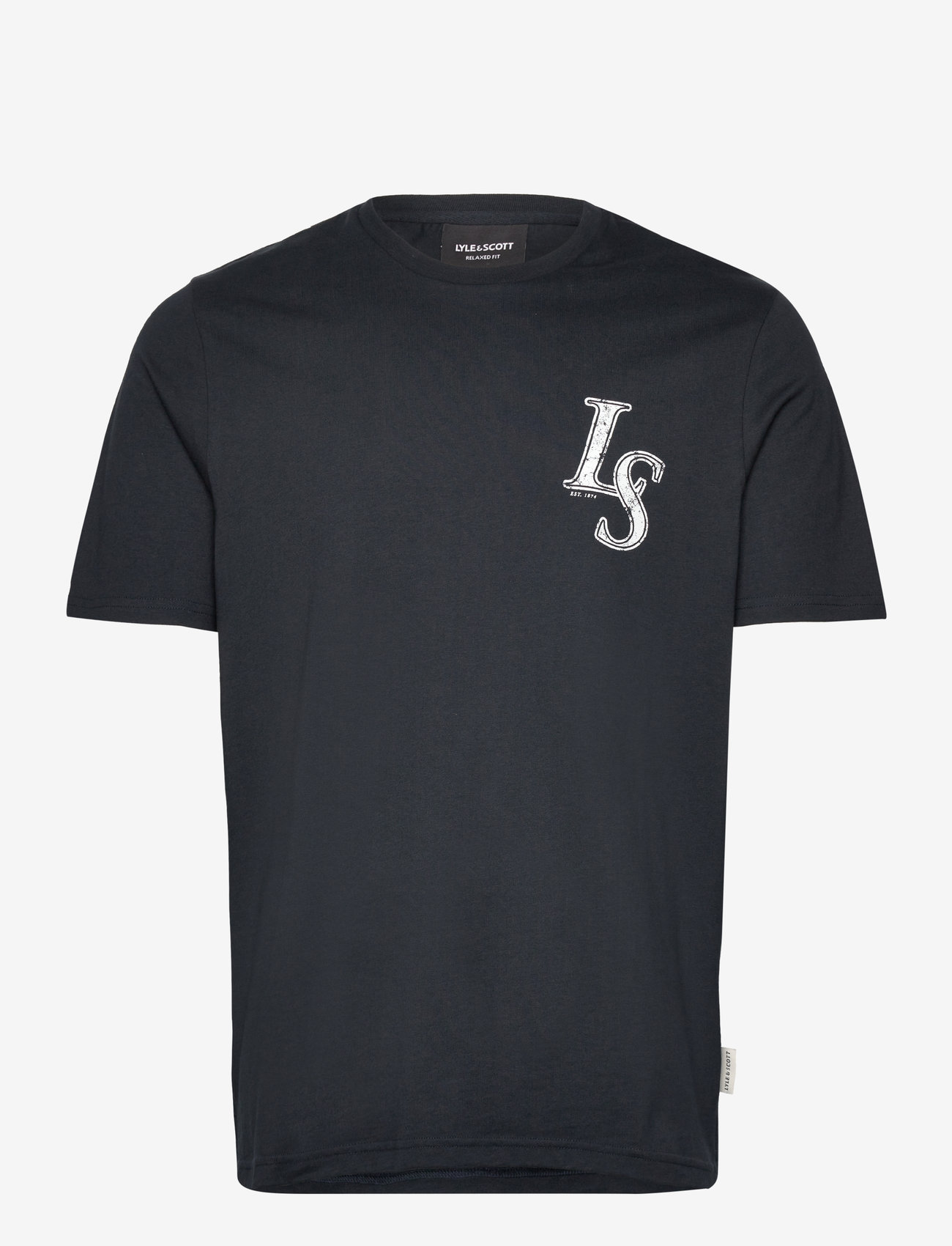 Lyle & Scott - Emblem T-Shirt - kortärmade t-shirts - z271 dark navy - 1