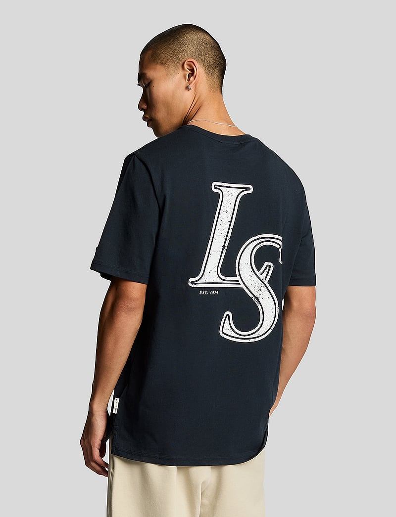 Lyle & Scott - Emblem T-Shirt - kortärmade t-shirts - z271 dark navy - 2