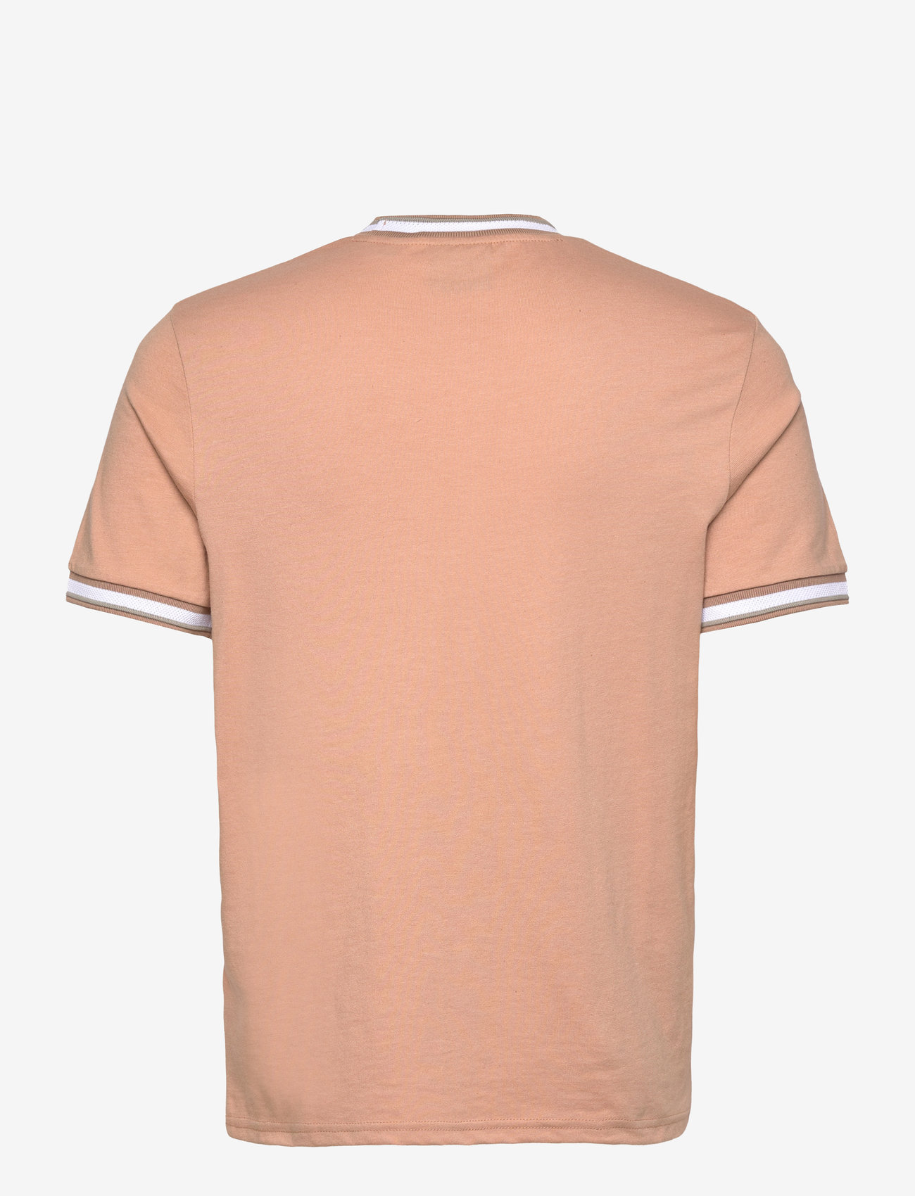 Lyle & Scott - Multi Tipped T-Shirt - lühikeste varrukatega t-särgid - x822 deep tan/ white/ oyster - 2