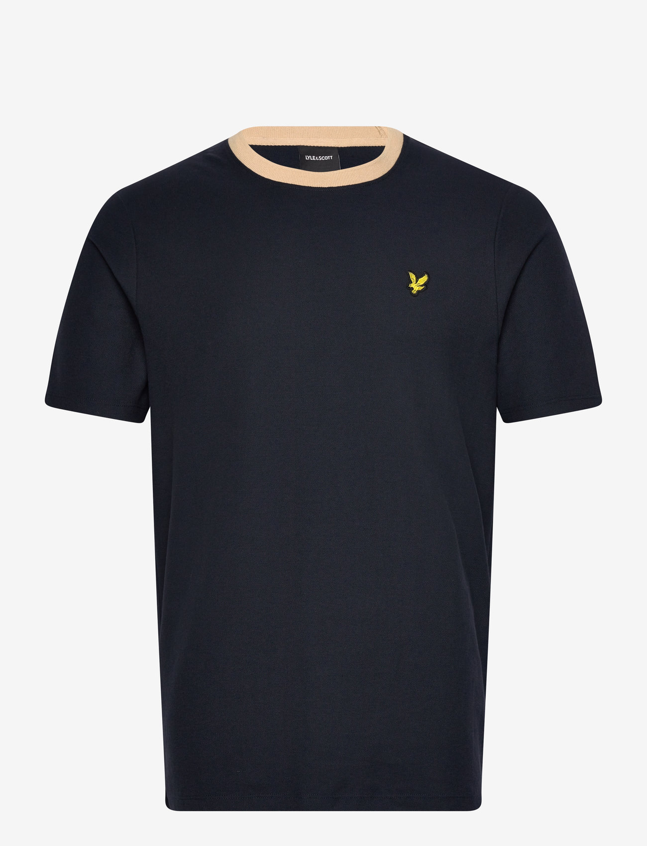 Lyle & Scott - Contrast Collar T-shirt - kurzärmelig - z271 dark navy - 1