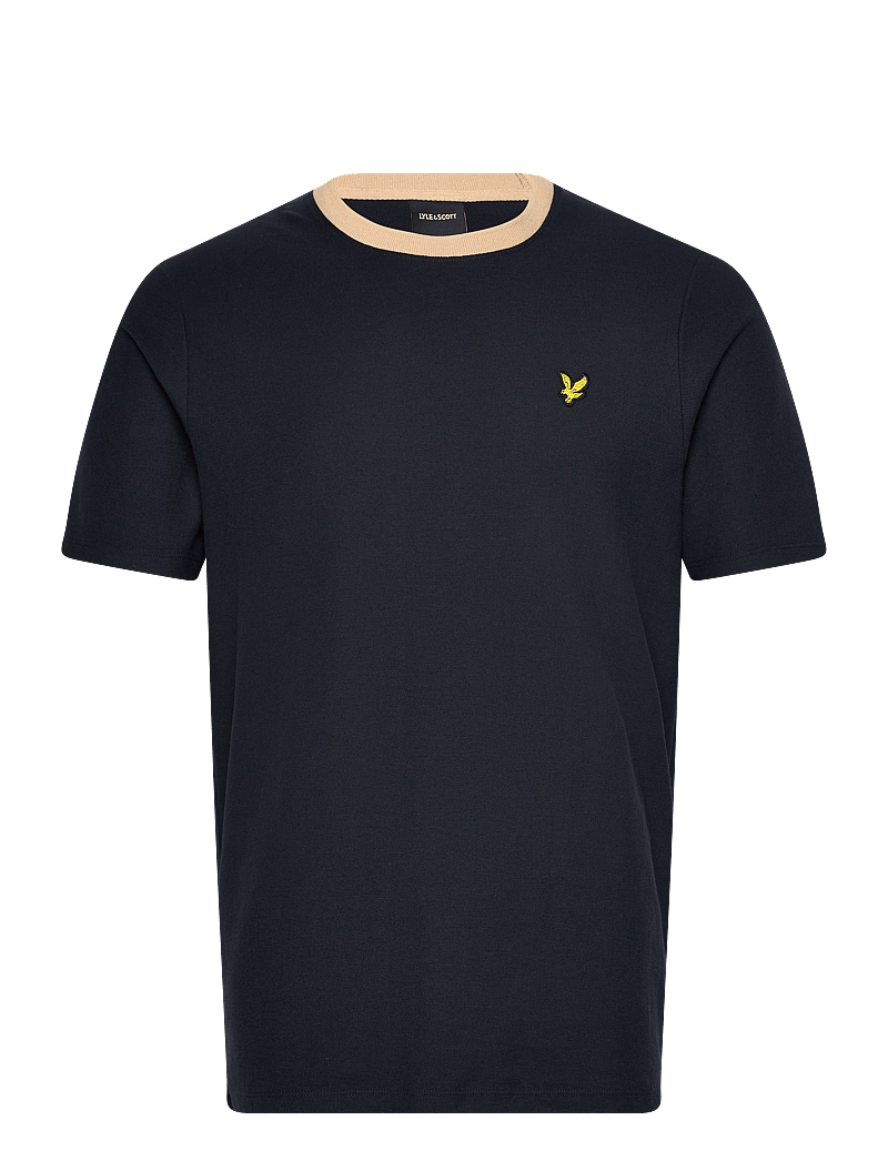 Lyle & Scott - Contrast Collar T-shirt - kurzärmelig - z271 dark navy - 1