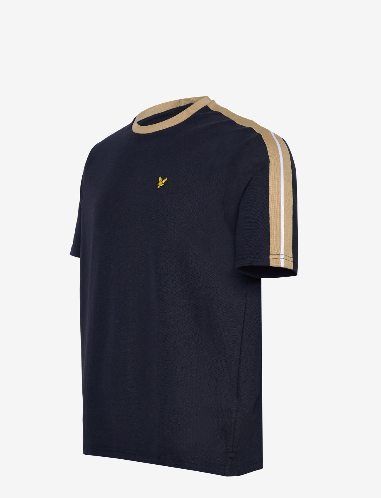 Lyle & Scott - Contrast Taped T-Shirt - kortærmede t-shirts - z271 dark navy - 3
