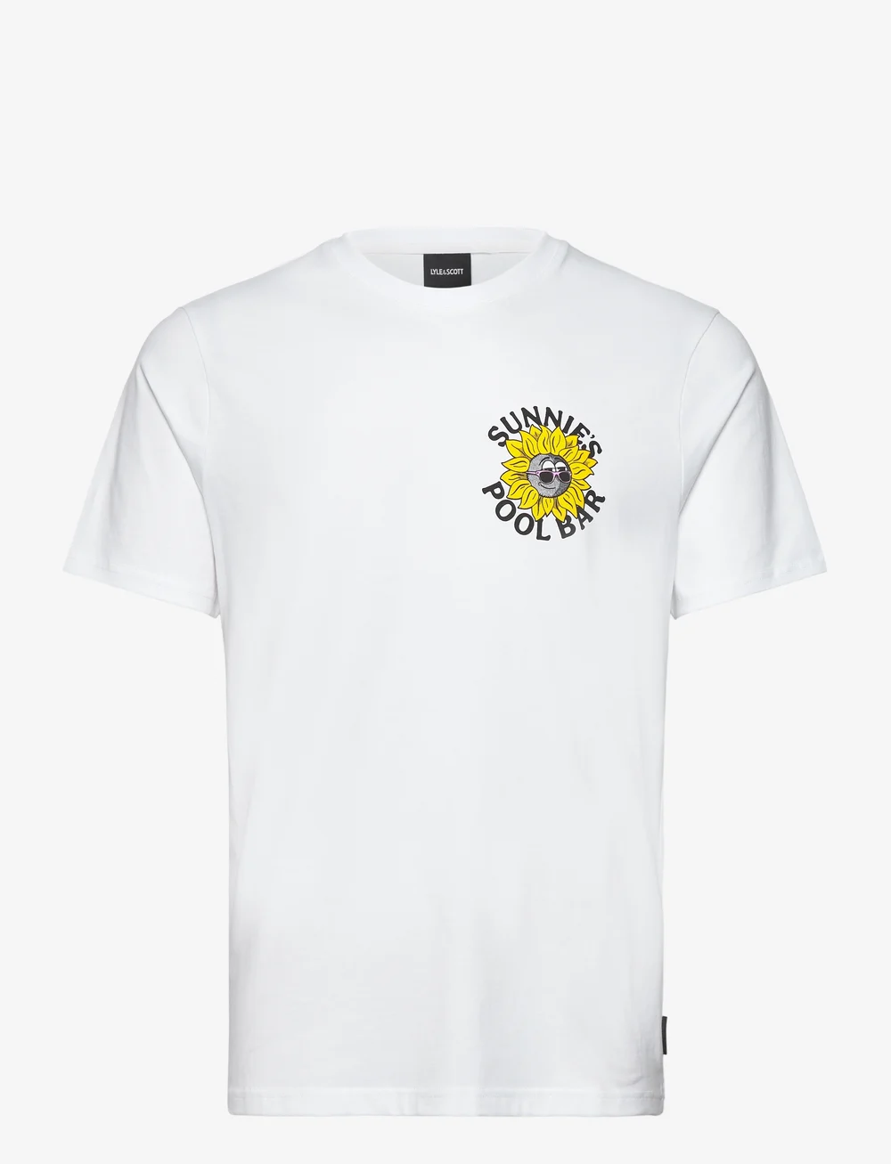 Lyle & Scott - Sunnies Pool Bar Graphic T-shirt - kurzärmelig - 626 white - 1